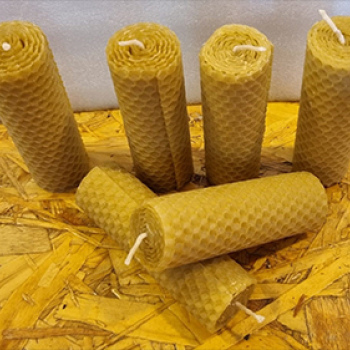 Velas de Miel Medianas 10 cm