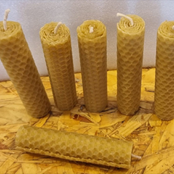 Velas de Miel Finas 10 cm