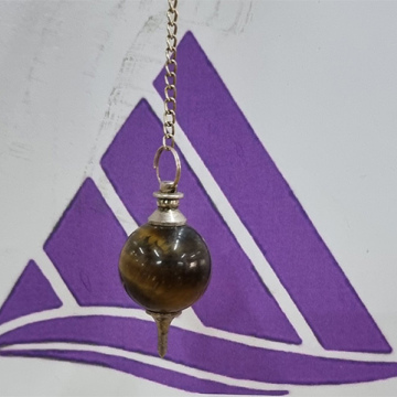 Pendulo Esfera Ojo de Tigre