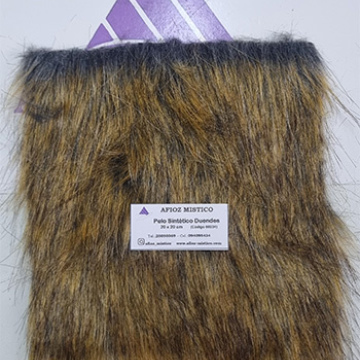 Pelo  Sintetico Beige y Marrón