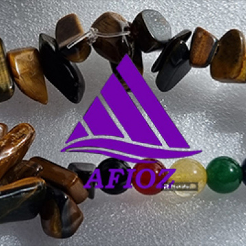 Pulsera Ojo de Tigre con 7 Chakras