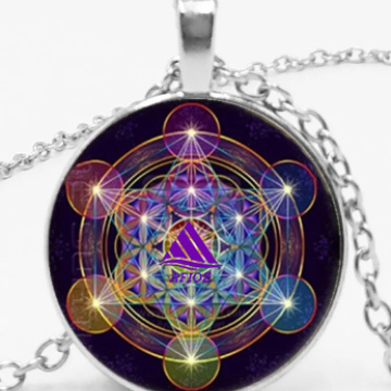 Colgante Metatron fondo Negro