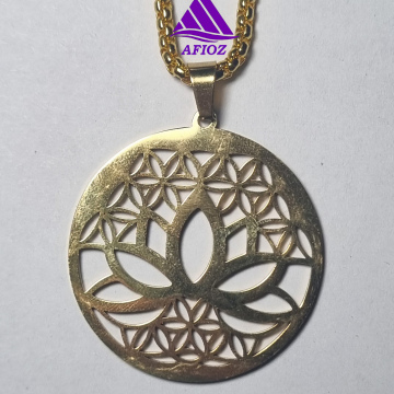 Semilla con Flor de Loto Dorado